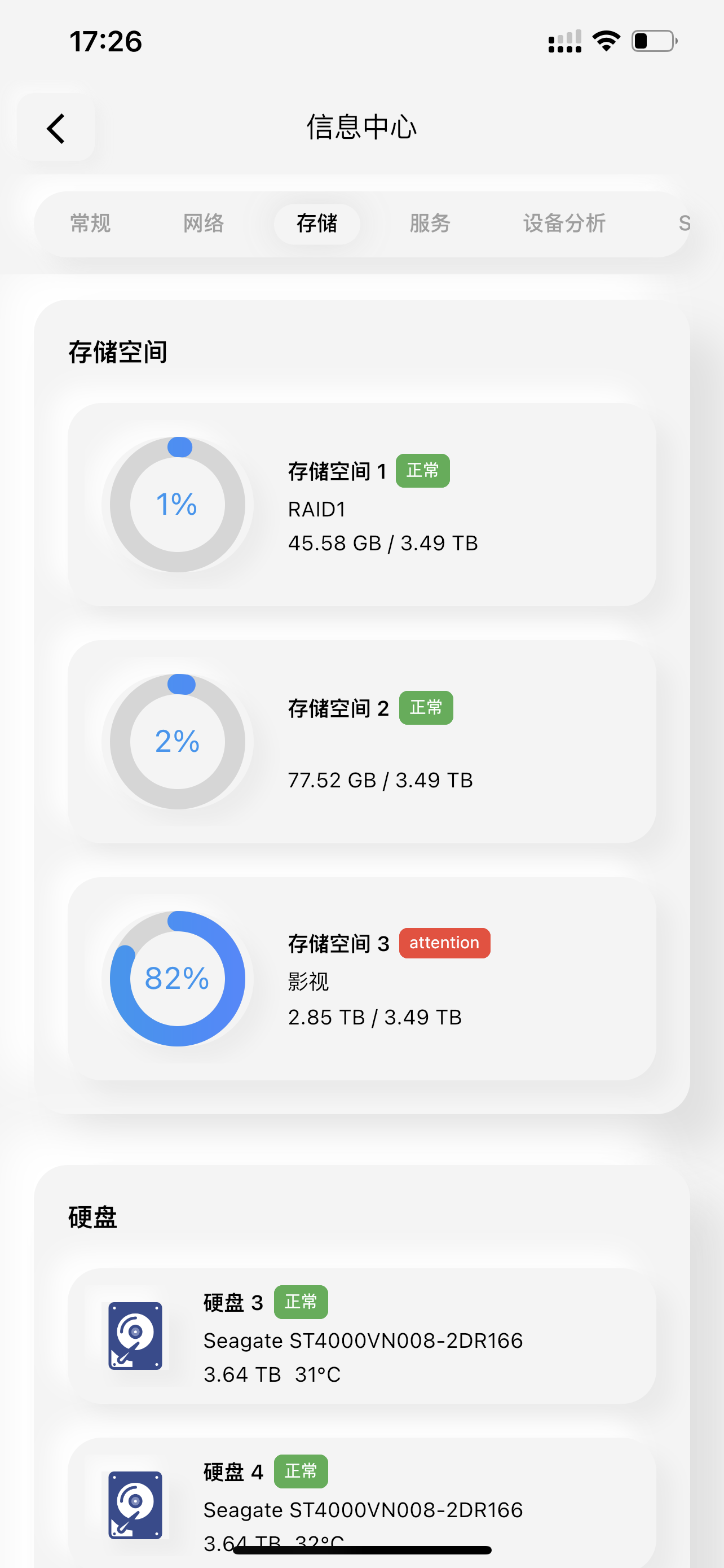 我家里的NAS硬盘终究是不够了